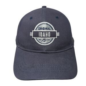 Original Idaho ID Slideback Hat Blue One Size Adjustable Embroidered Paramount